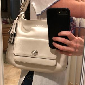 Coach bag – white leather